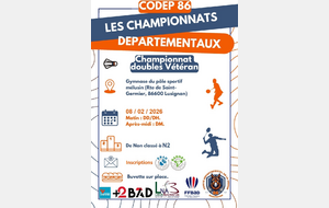 CHAMPIONNAT DEPARTEMENTAL VETERAN (D et Mx), LUSIGNAN